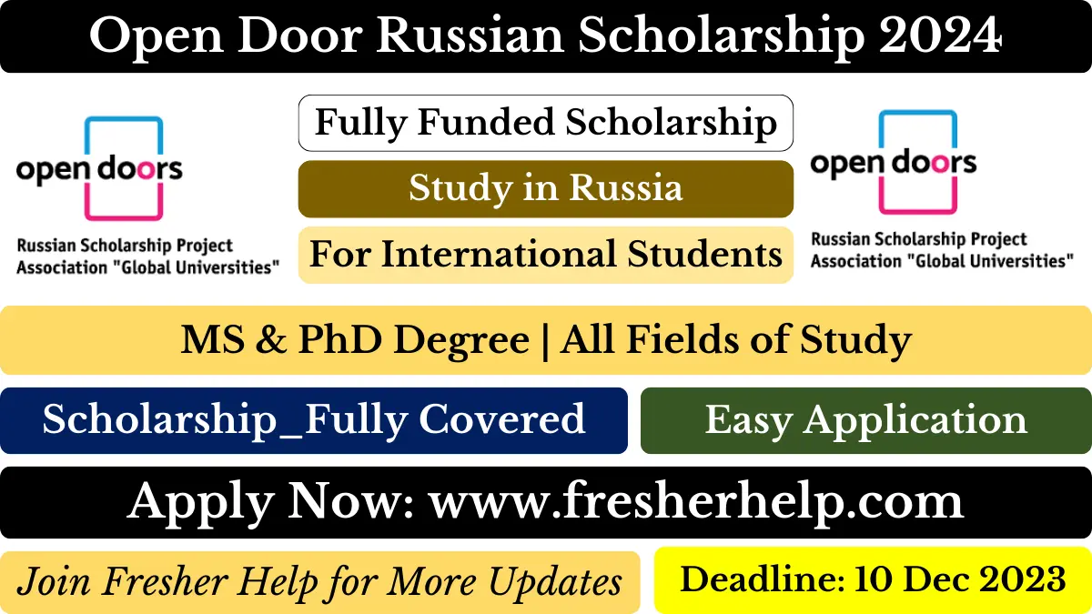 Open Door Russian Government Scholarship