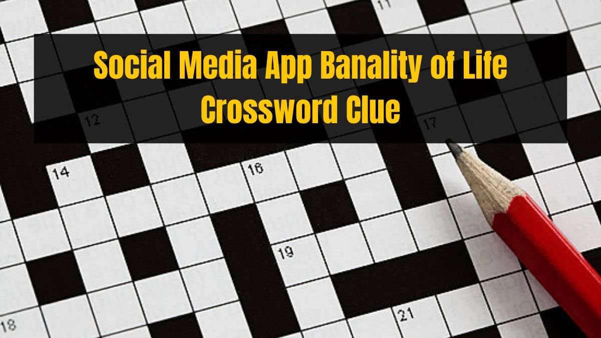 Social Media App Banality of Life Crossword Clue