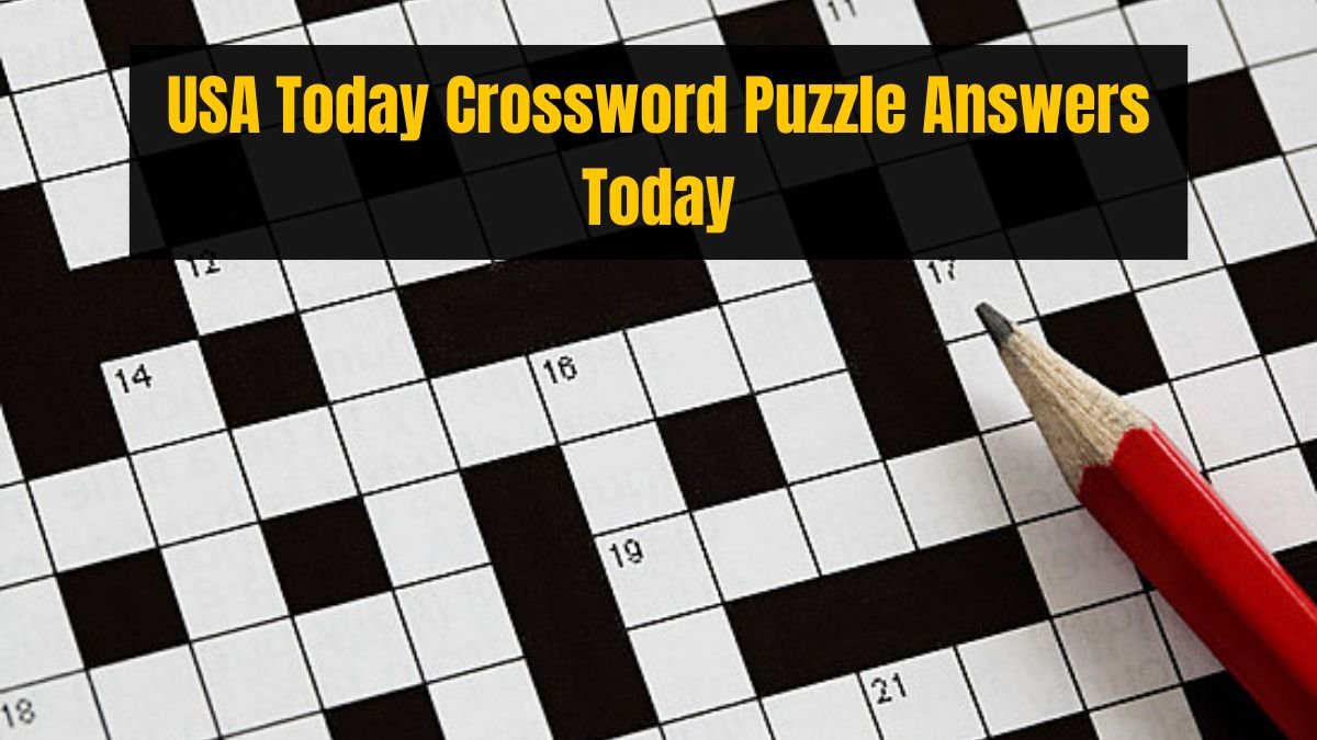 USA Today Crossword Puzzle Answers Today